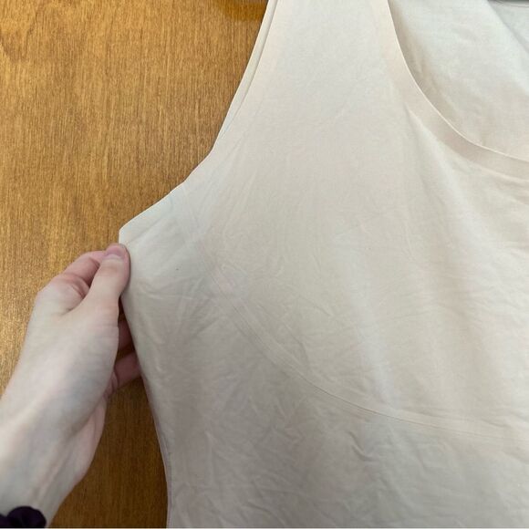 SPANX Trust Your Thinstincts Smoothing Microfiber Tank Top Nude Plus Size 2x - Picture 2 of 7